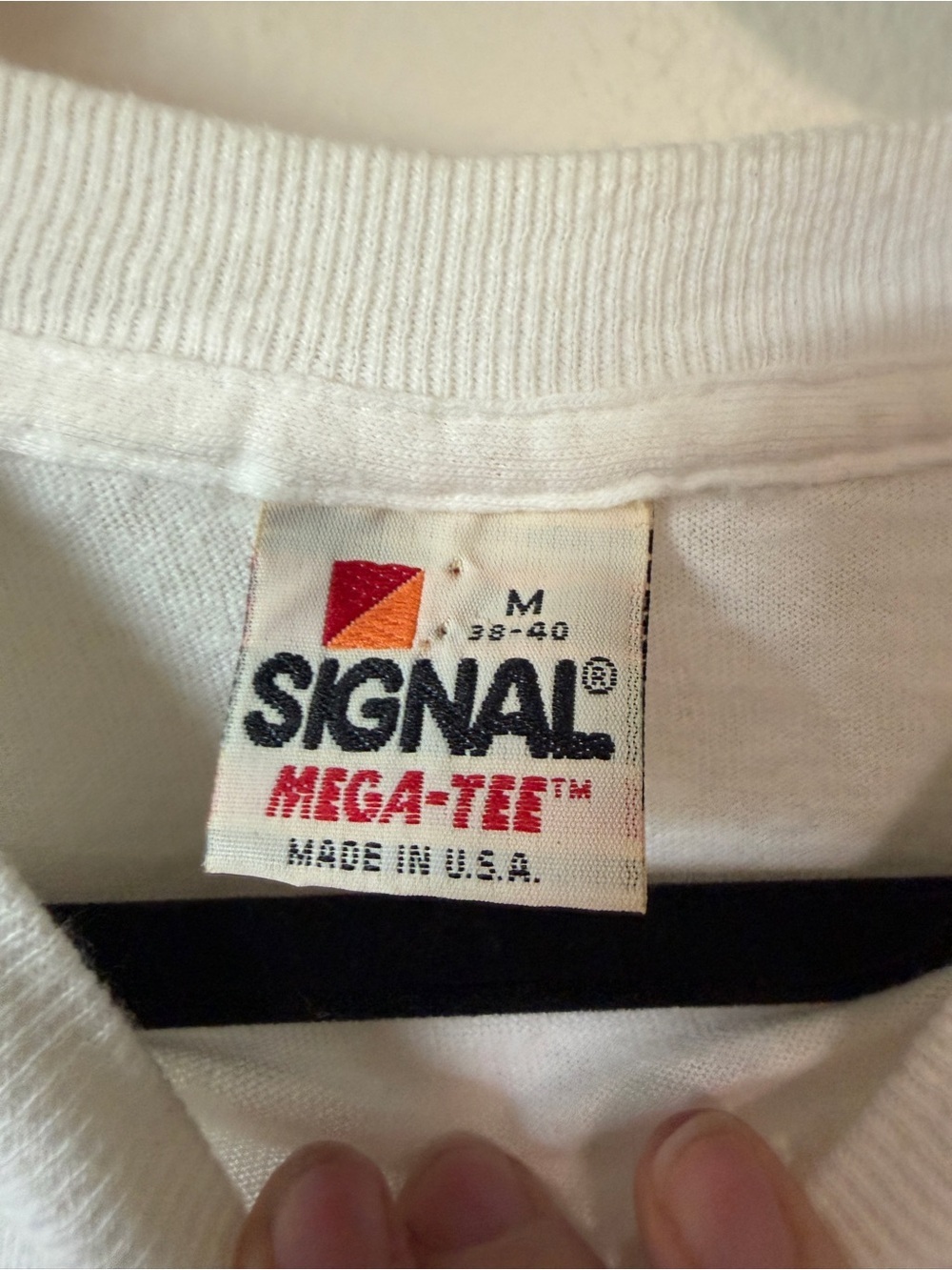 80s single stitch Girar Dim sportswear party time puff paint flamingo cotton t S - Picture 6 of 6